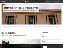 Tablet Screenshot of maison-de-la-poesie-languedoc-roussillon.org